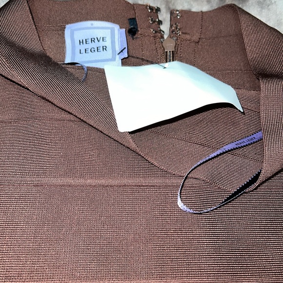 Authentic Herve Leger knee-length skirt S - Picture 7 of 8